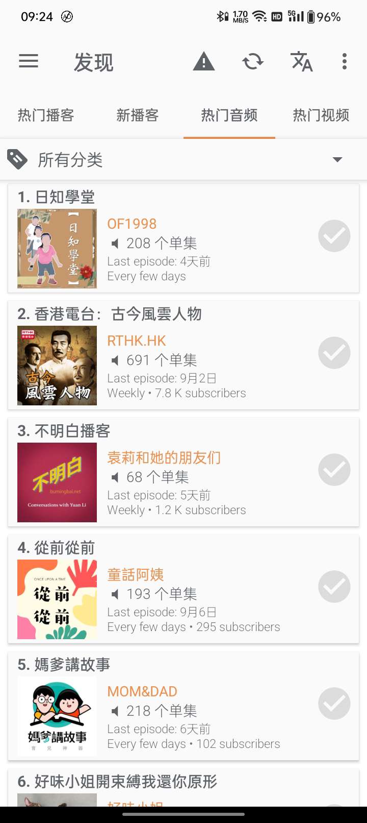 Podcast Addict v2023.6.1，最受欢迎的Android Podcast应用，一站式管理Podcast、电台和新闻源-资源云浏览